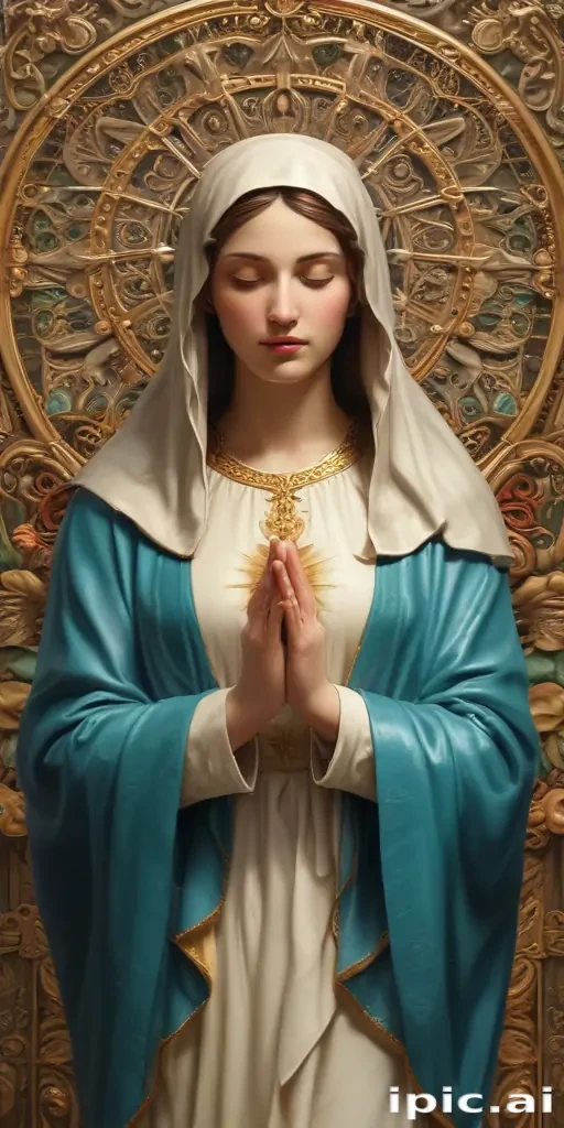 virgin mary clipart