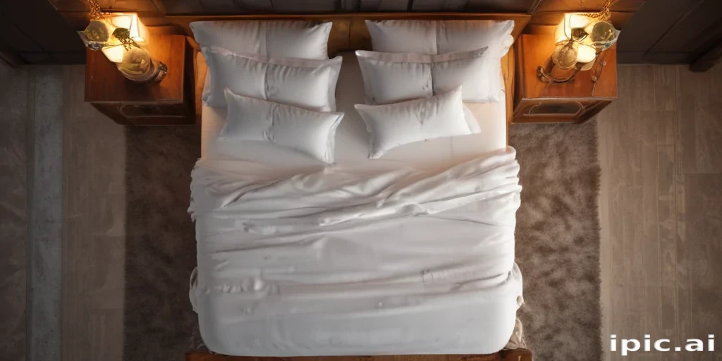 bed top view