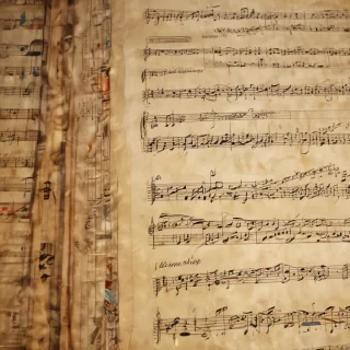 notes music background