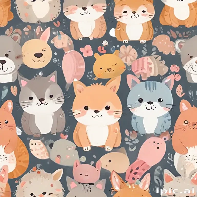 cute animal background