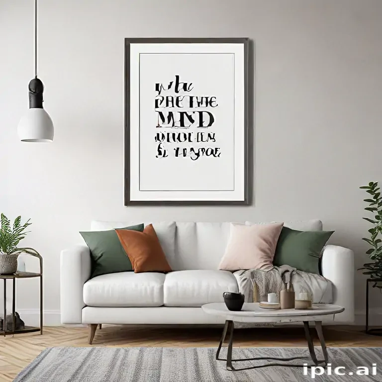 wall art mock up