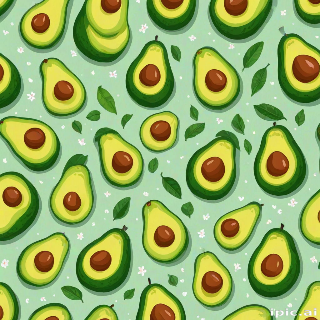 cute avocado wallpaper