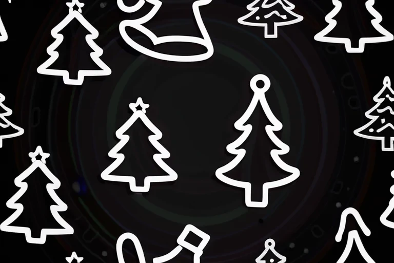 christmas outline