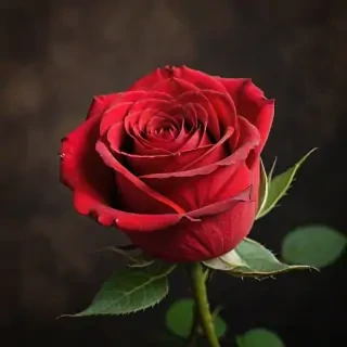 image of a red rose