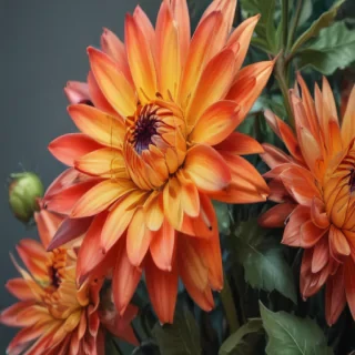 colored drawings of flowers