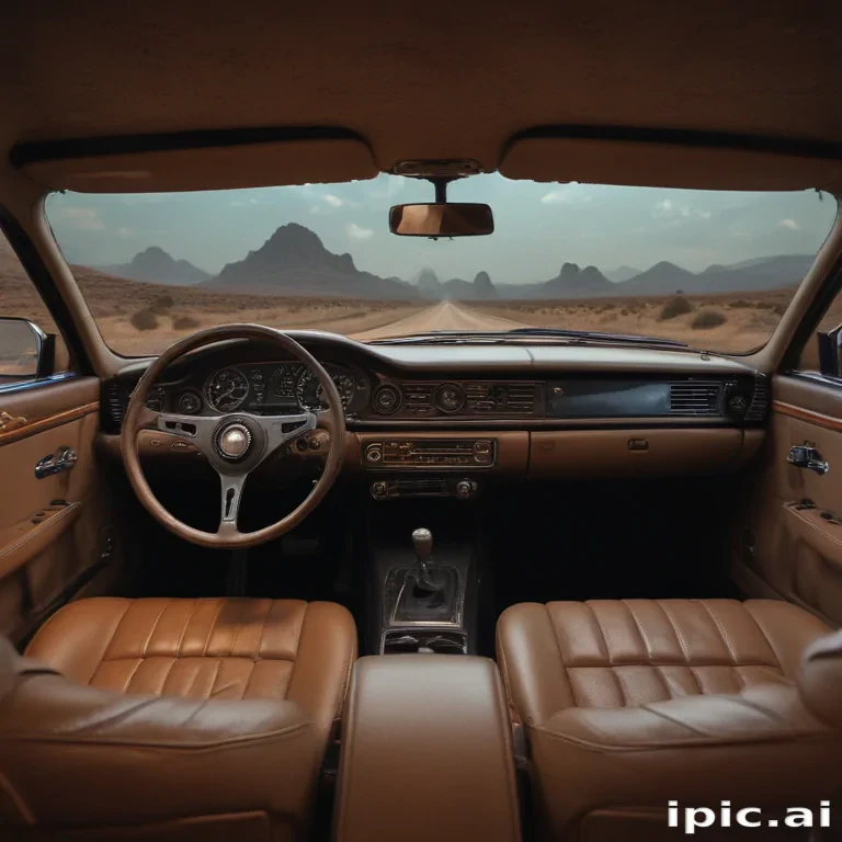 inside car background