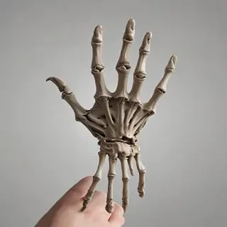 skeleton hands png
