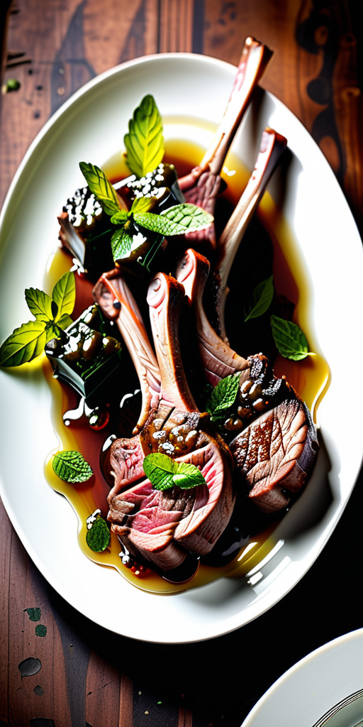 lamb chops and mint jelly