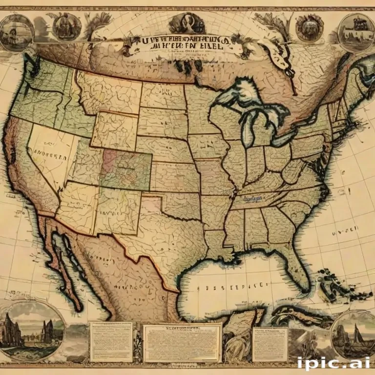 united states of america map