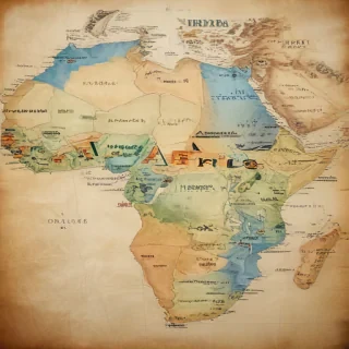 map of africa