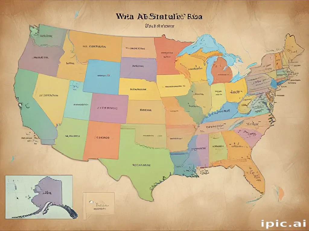 map of the usa states