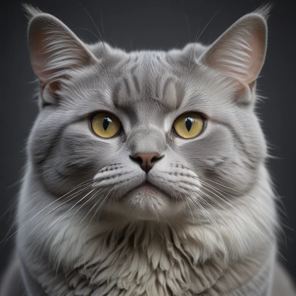 grey cat