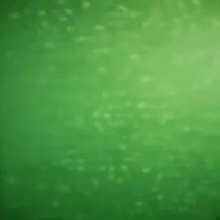 green background