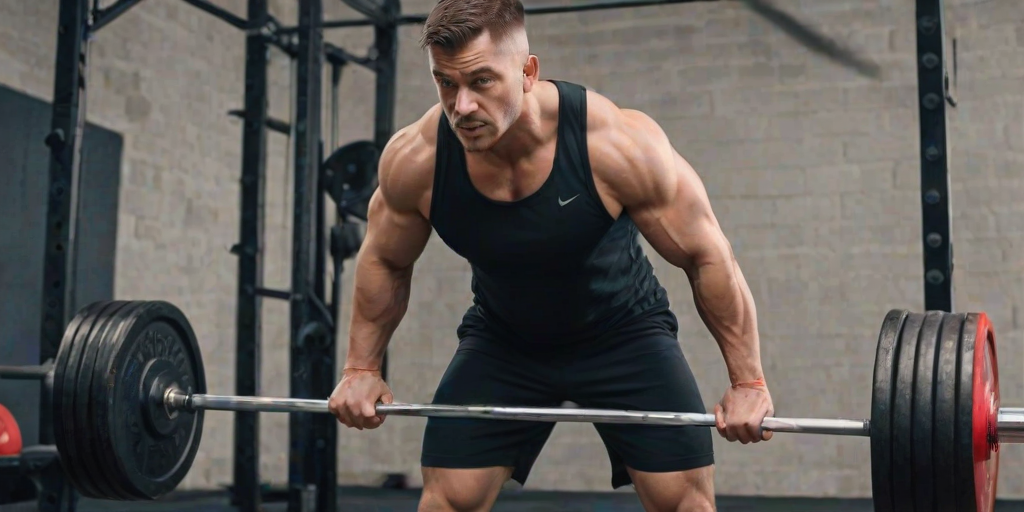 detailed edges, detailed image, perfection style, A detailed and A perfect photo of a man is lifting a barbell in a competition, hand focus, cinematic hand, best hand, better hand, awesome hand, different hand, solo, looking at viewer, short hair, shirt, black hair, 1boy, full body, male focus, thighs, shoes, shorts, socks, artist name, black shirt, muscular, facial hair, black shorts, pectorals, muscular male, red footwear, bara, large pectorals, bulge, realistic, very short hair, chest hair, leg hair, arm hair, exercise, hairy, nike, gym, dumbbell, weightlifting, perfection, different color, perfect color, realistic, realism, detailed background, perfect background, different background, perfect style, perfection style, detailed style, thick thighs, sneakers, mature male, sideburns, buzz cut, nike (company)