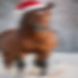 merry christmas images with horses