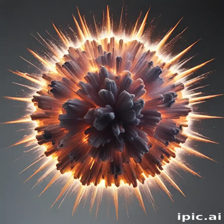 transparent explosion