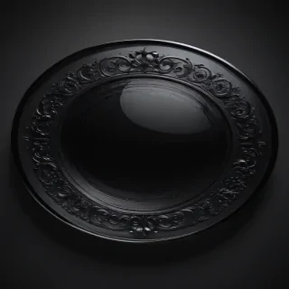 black circle transparent