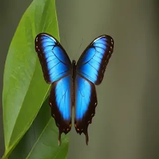 blue morpho butterfly