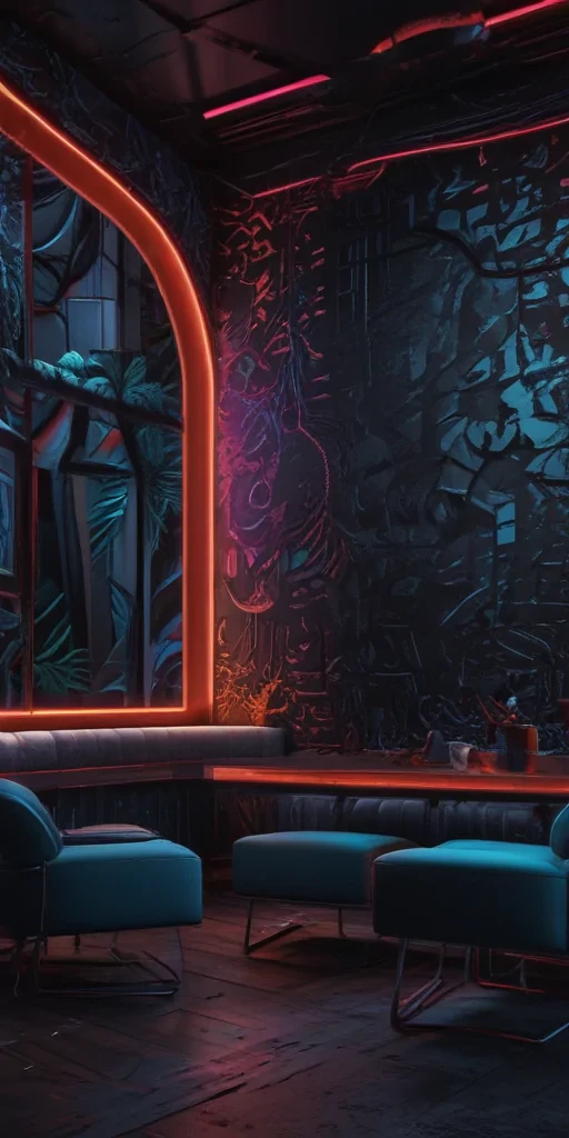 coolest neon wallpaper