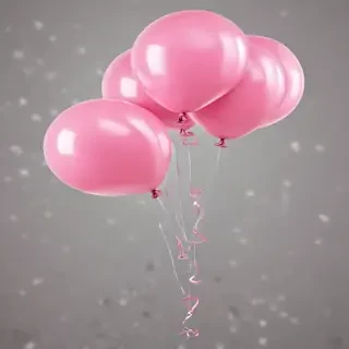 pink balloons png
