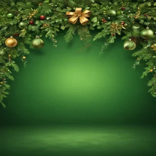 green christmas background
