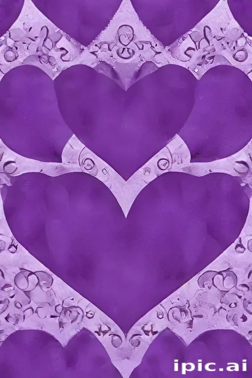 purple wallpaper heart