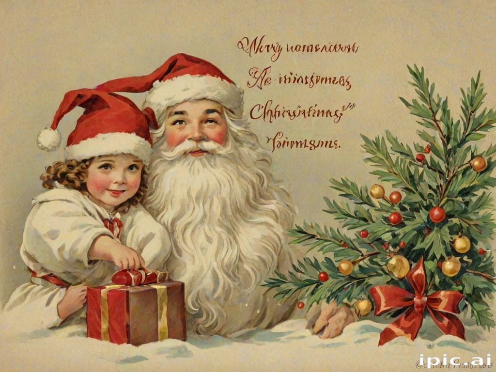 merry christmas images vintage