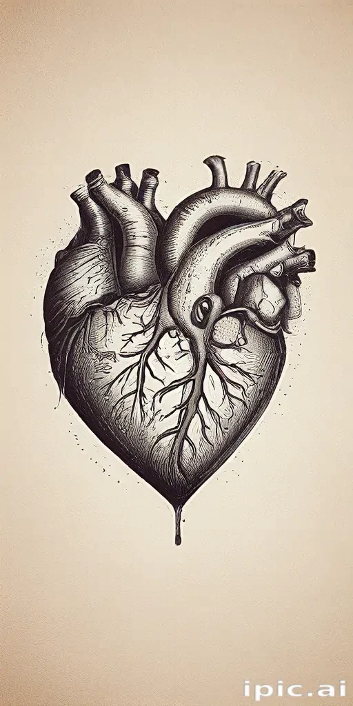 hand drawn heart