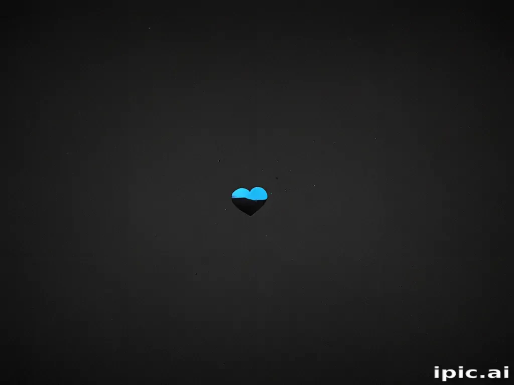 black background with blue