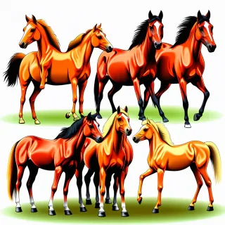horses clip art