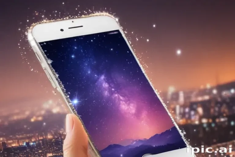 sparkly iphone background