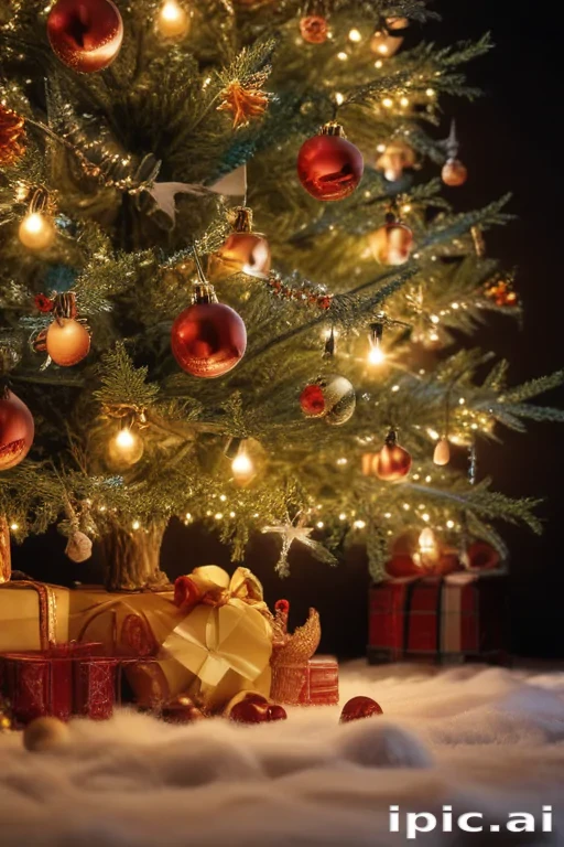 aesthetic christmas background