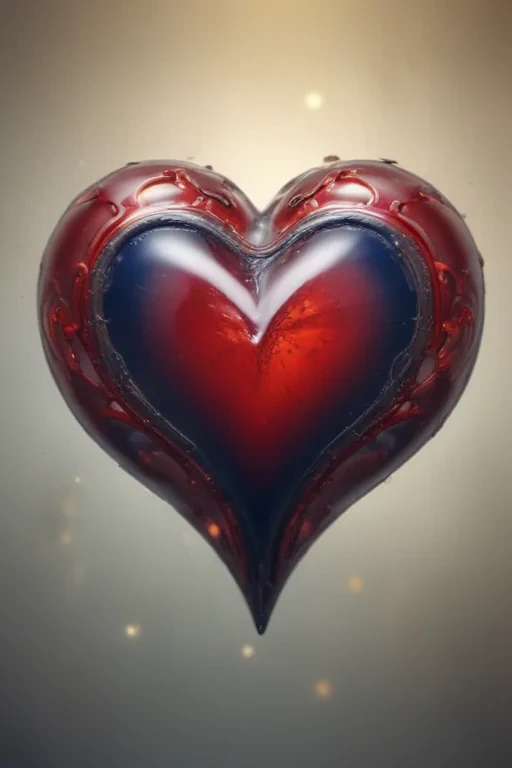 blurry heart