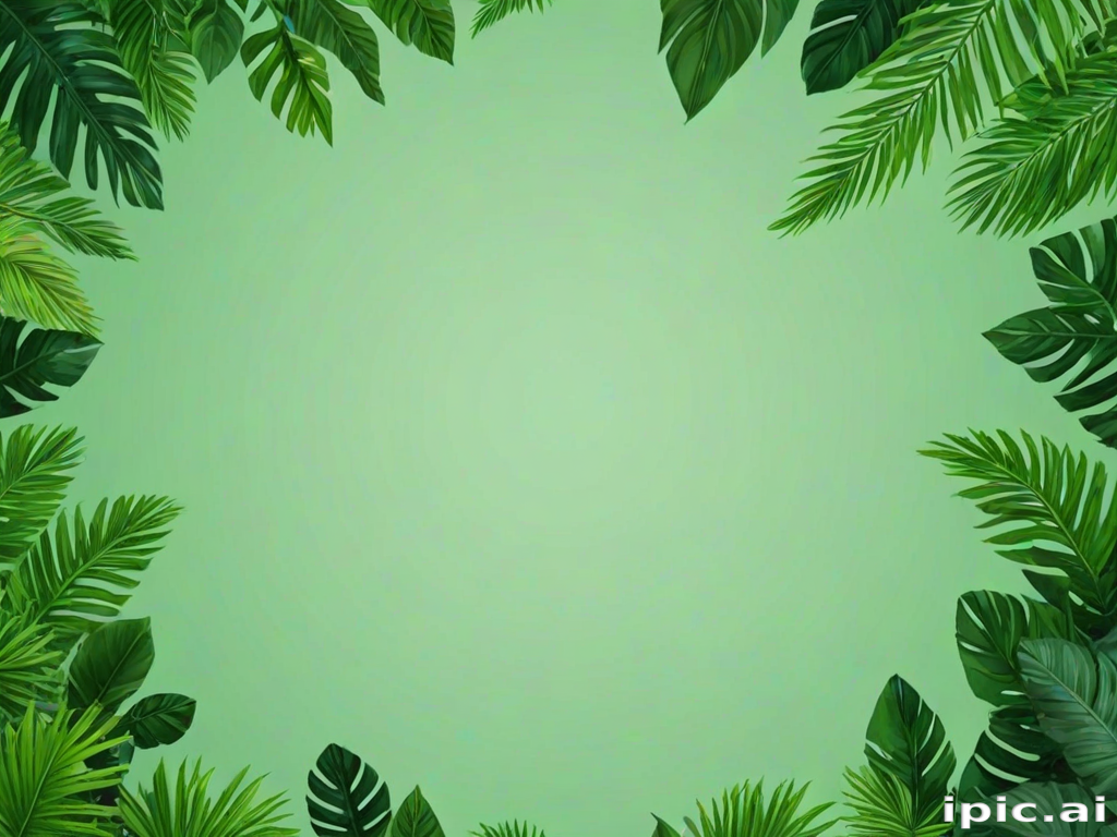 green aesthetic background