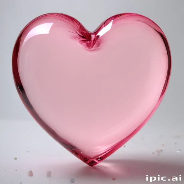 pink heart transparent