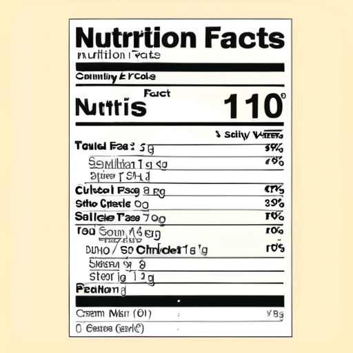 cream of chicken nutrition facts
