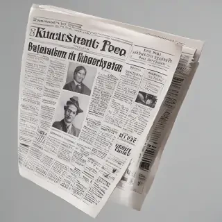 newspaper transparent