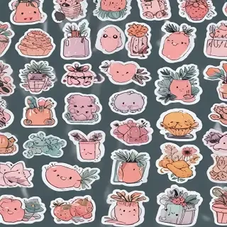 aesthetic printable stickers