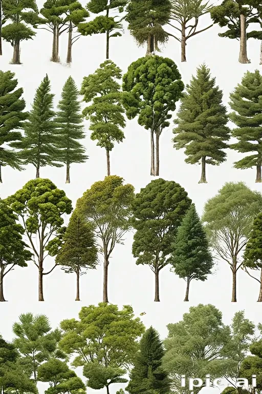 A Diverse Collection of Beautiful Trees from Various Environments and ...