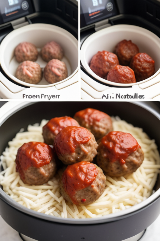 frozen meatballs in the air fryer