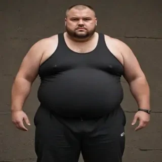 fat man black