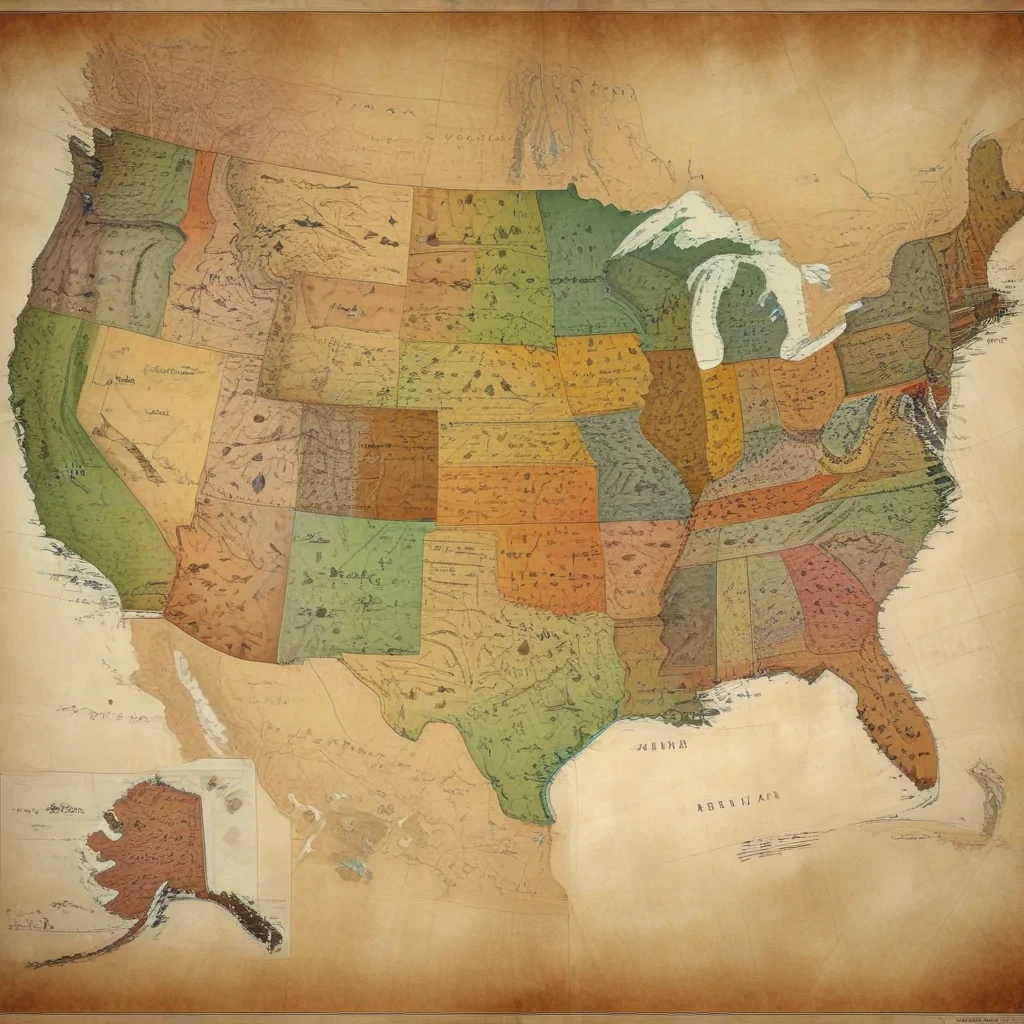 map of the usa states