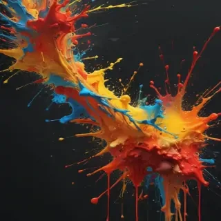 paint splatter transparent