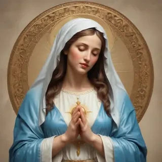 virgin mary clipart