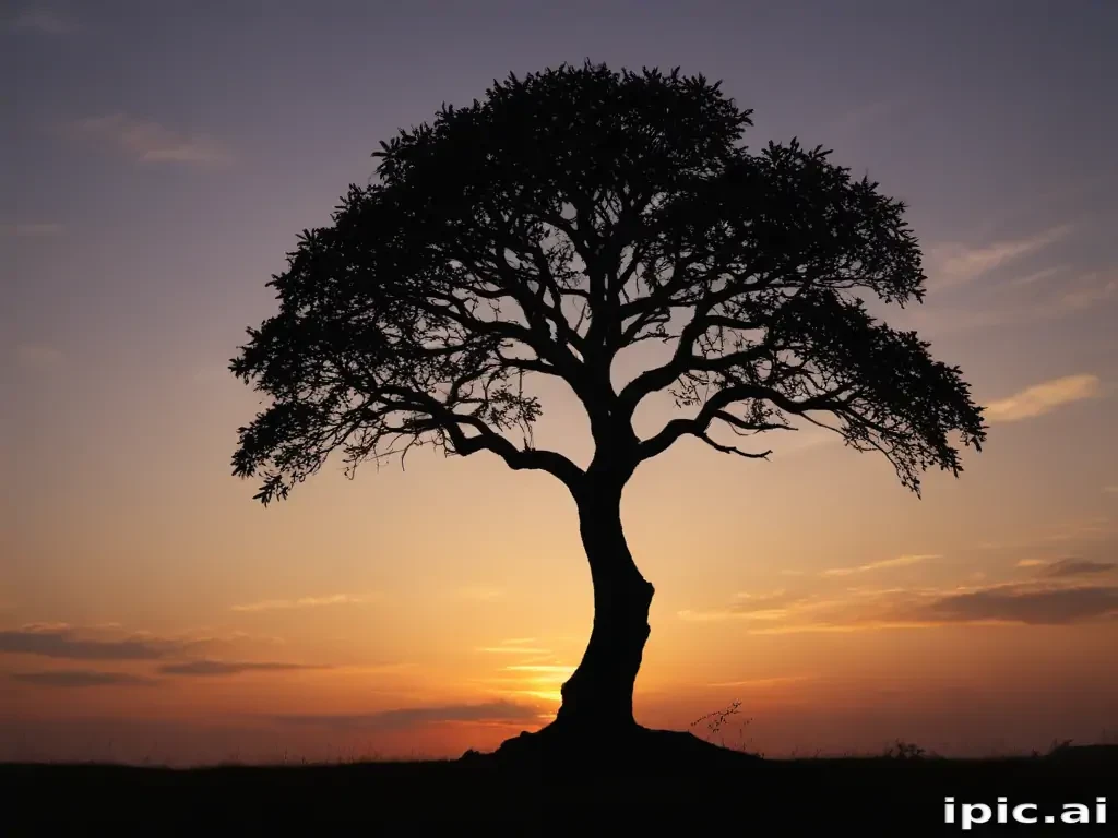 tree silhouette png