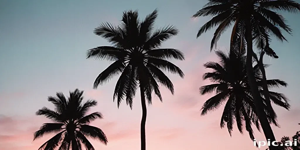 aesthetic palm tree wallpaper