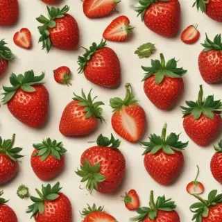strawberry wallpaper aesthetic
