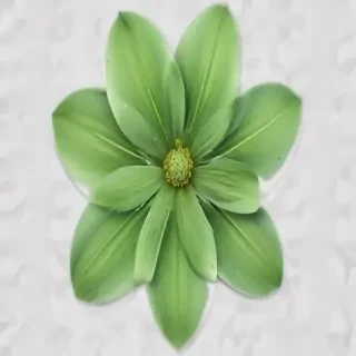 green flower png