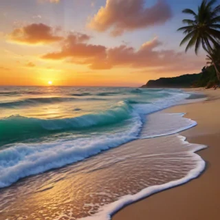 beach iphone