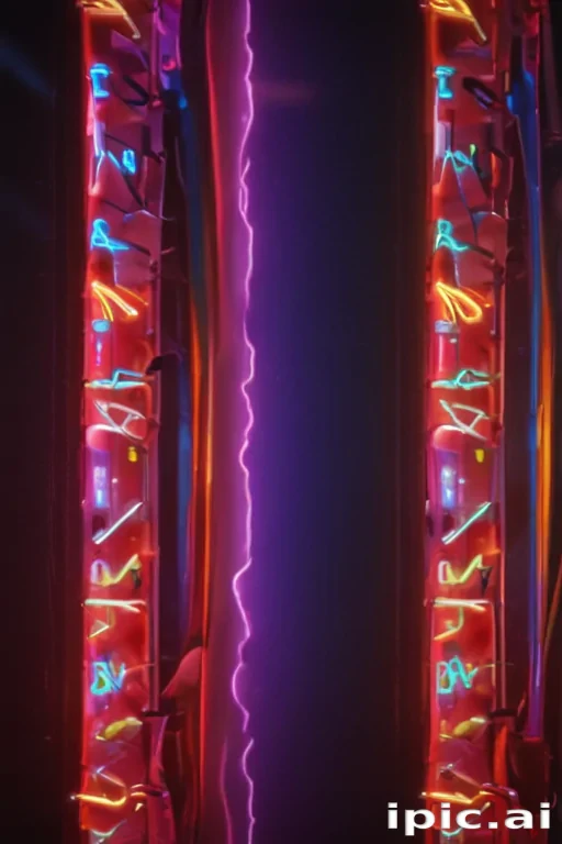 neon back ground